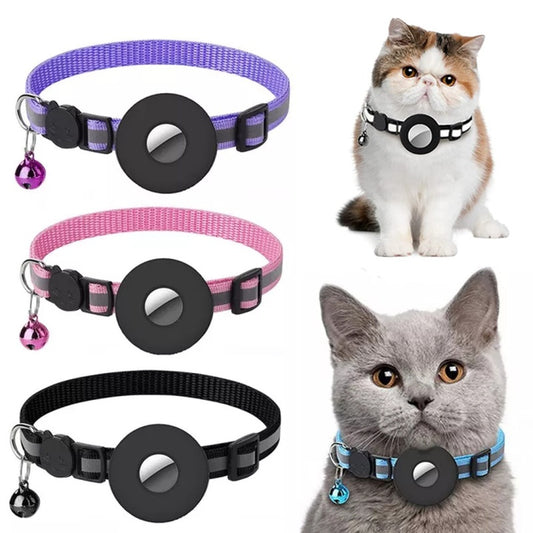 Waterproof Reflective Collar Holder Case for Airtag: Cat, Dog, Kitten, Puppy